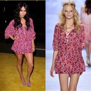 Rebecca Taylor spring blossom romper jumper size 4